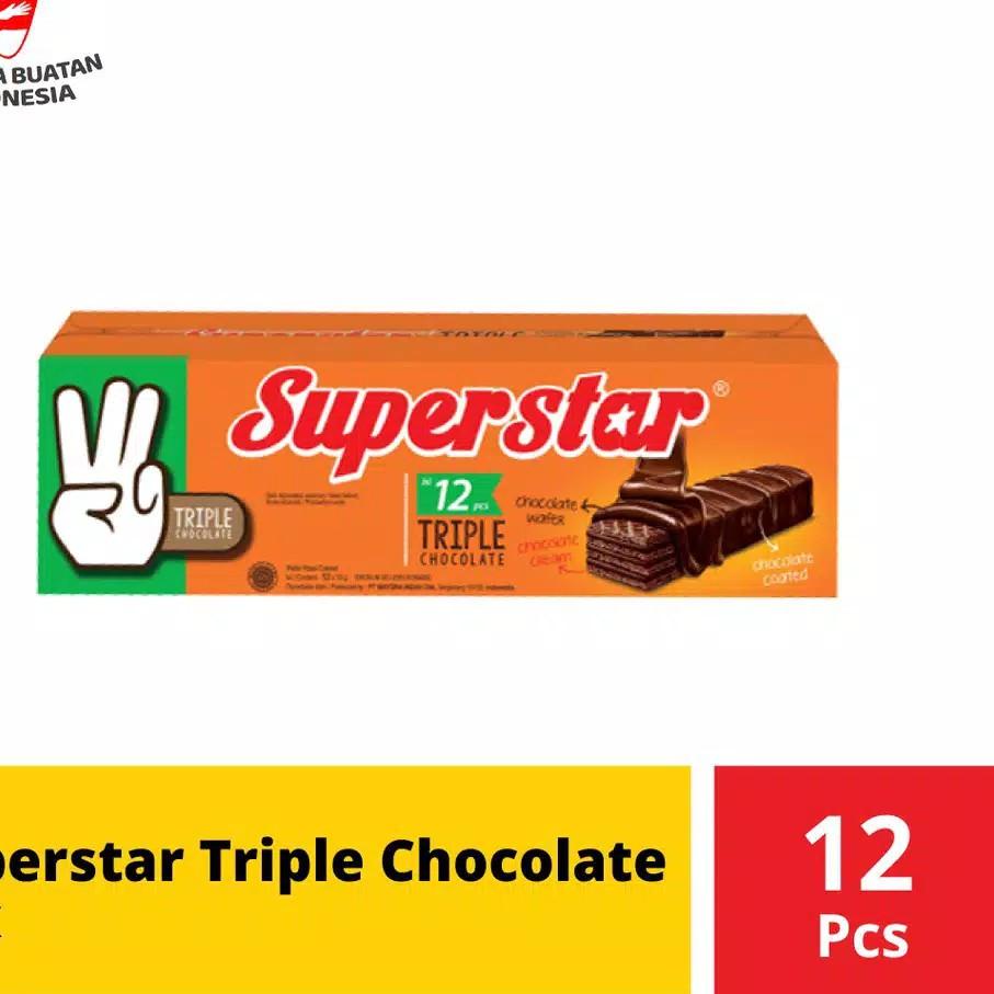 

NIS235 Superstar Wafer Coklat / Cokelat Isi 12 pcs <>