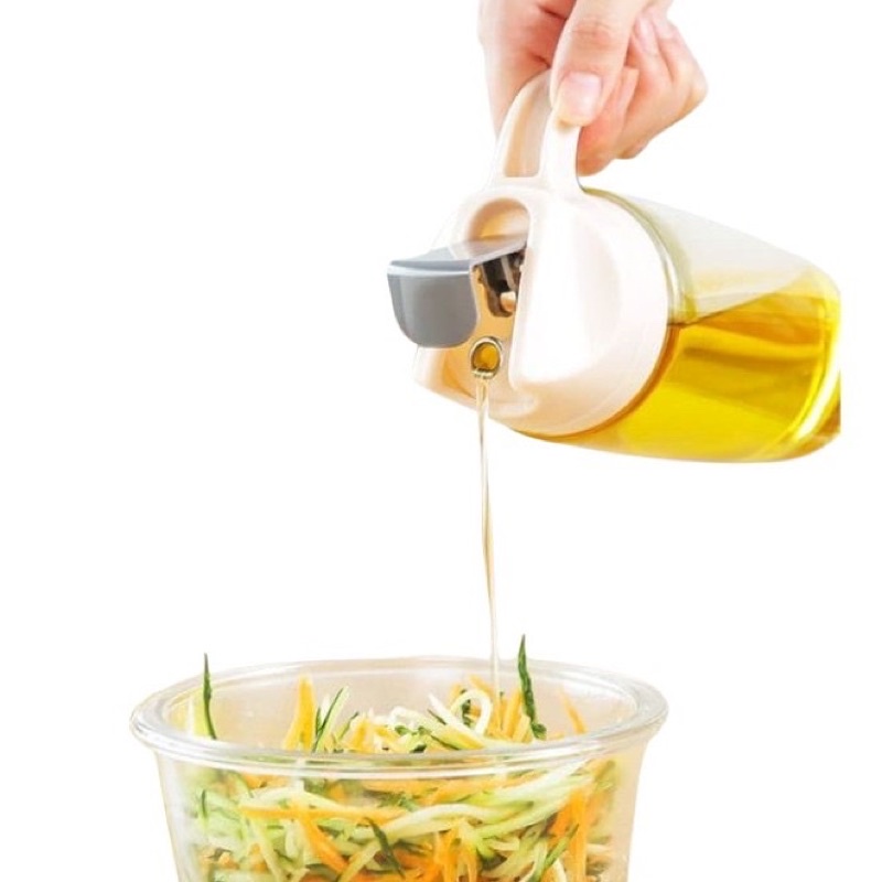 Botol Minyak Goreng Kaca Tutup Otomatis/ Botol Kecap Saos