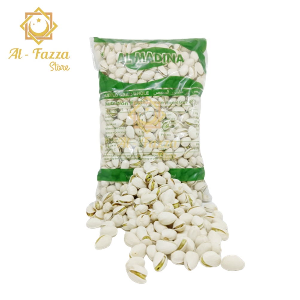 

Kacang Pistachio Panggang 1 Kg - Kacang Oleh-oleh Haji & Umroh - Original Pistachios Roasted - Kacang Fustuc - Kacang Ketawa