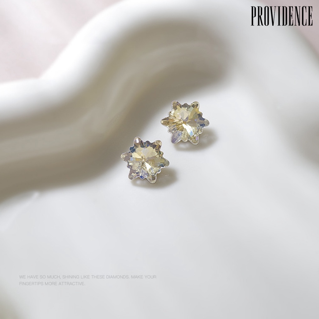 Providence 2Pcs Nail Art Berlian Imitasi Menunjuk Bawah Bersinar Tiga Dimensi DIY Berkilau Berkilau Tidak Teratur Manicure Berlian Palsu Wanita Pasokan