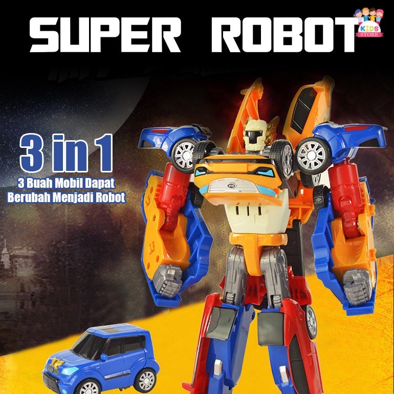 Tobot Tritan | Mainan Anak Laki Laki Robot Robotan | Mainan Anak 3-4-5-6 Tahun | Hadiah Ulang Tahun Anak Cowok