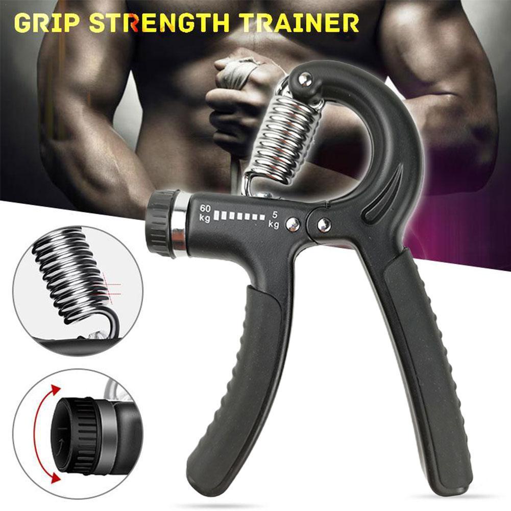 HandGrip Olahraga Tangan Fitnes Finger Power Hand Grip Adjustable Olahraga Tangan 5-60 kg