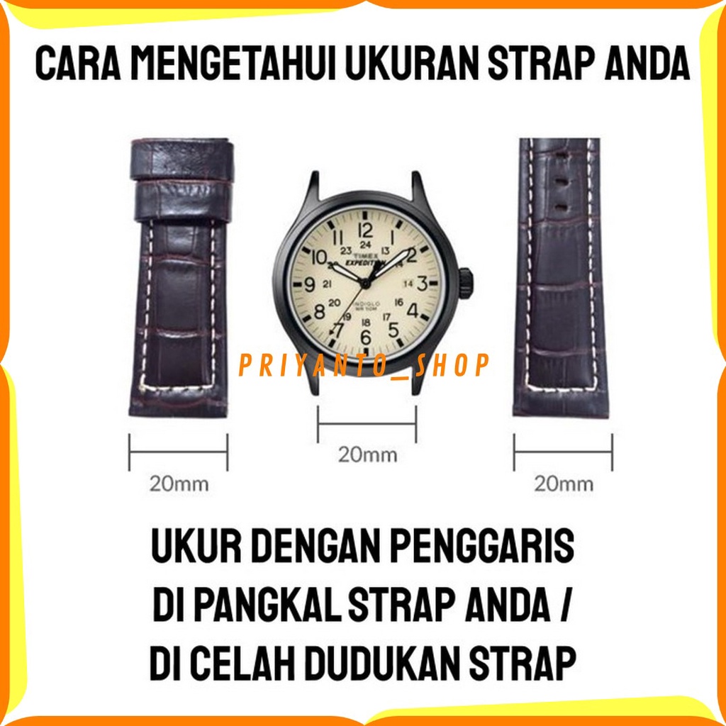 Strap Tali Jam Tangan Kulit Original Alexandre Christie 22mm 24mm 22 24mm AC Genuine Leathe Original