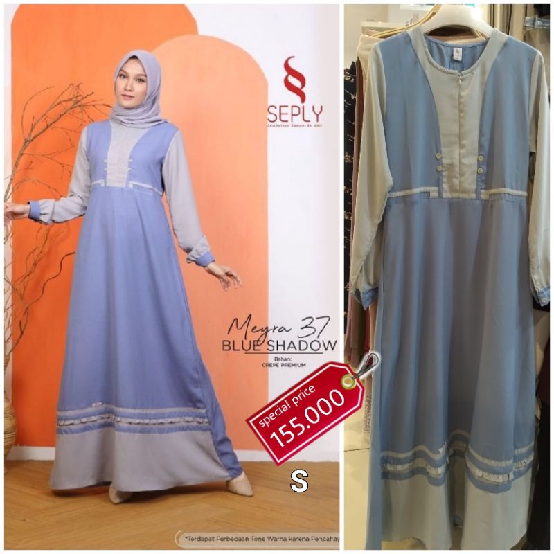 GAMIS DEWASA SEPLY MEYRA 37 BLUE SHADOW