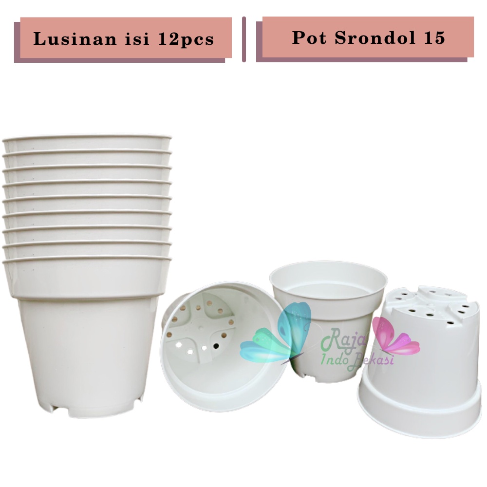 Lusinan 12PCS Pot Tinggi Srondol 15 Putih Hitam Merah BataTerracota Terracotta Merah Coklat - Pot Tinggi Usa Eiffel Effiel 18 20 25 Lusinan Pot Tinggi Tirus 15 18 20 30 35 40 50 Cm Pot Bunga Plastik Lusinan Pot Tanaman Pot Bibit Besar Mini Kecil