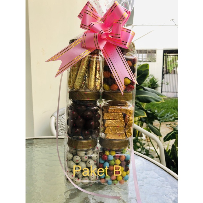 

✨READY✨ -Parsel coklat / Hampers Mini Full lagie 6 toples 200 ml - Paket A- 1.1.23