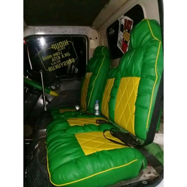 Sarung jok / Cover jok ( Isuzu Elf Macan / NKR 55 ) Model sofa motif