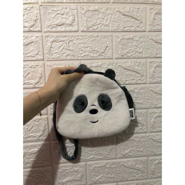 (BACA DESKRIPSI) tas preloved we bare bear pan pan tas kecil tas selempang tas wanita tas anak anak 