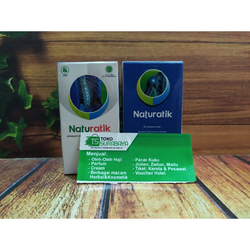 Naturatik ORIGINAL Asli 50 Kapsul Anti Nyeri Sendi Asam Urat Rematik