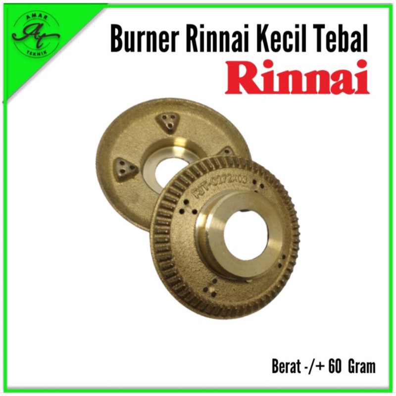 Burner kuningan untuk kompor gas RINNAI KECIL original