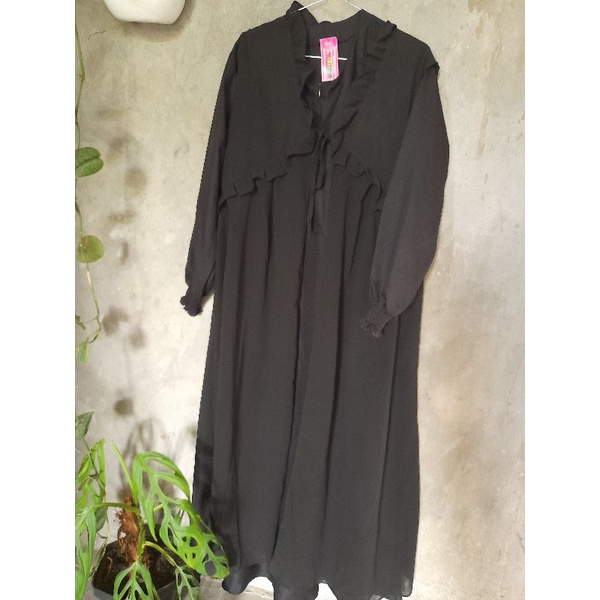 Baju Gamis Wanita Cantik Warna Hitam