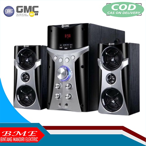 Speaker GMC 885B Salon Aktif USB Radio Memory Speaker Radio Bluetooth Garansi Resmi