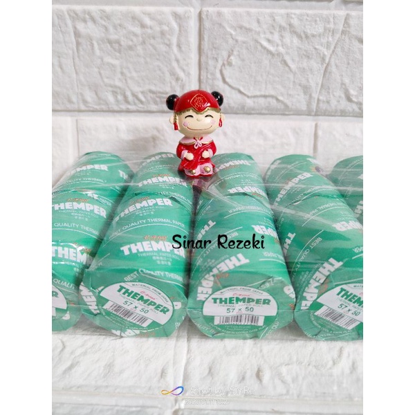 

1 pak = 10 buah!!57x50/Thermal paper roll e-print/themper roll/kertas thermal/kertas EDC