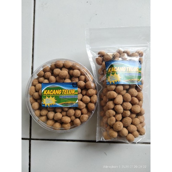 

KACANG TELUR HOME MADE MUBARAK. DI JAMIN GURIH DAN RENYAH. kemasan 250 gram