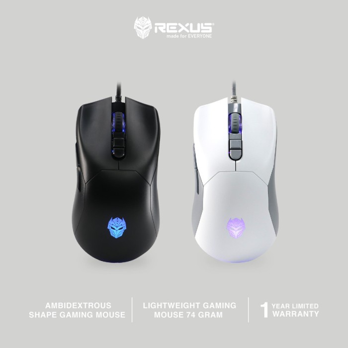 Rexus G23 / G-23 Xierra Wired Mouse Gaming RGB