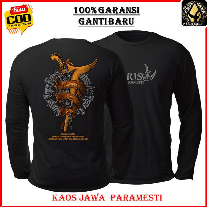 kaos jawa keris sinengker Paramesti terbaru Terkini kaos distro pria dewasa Oversize Bigsize Jumbo x