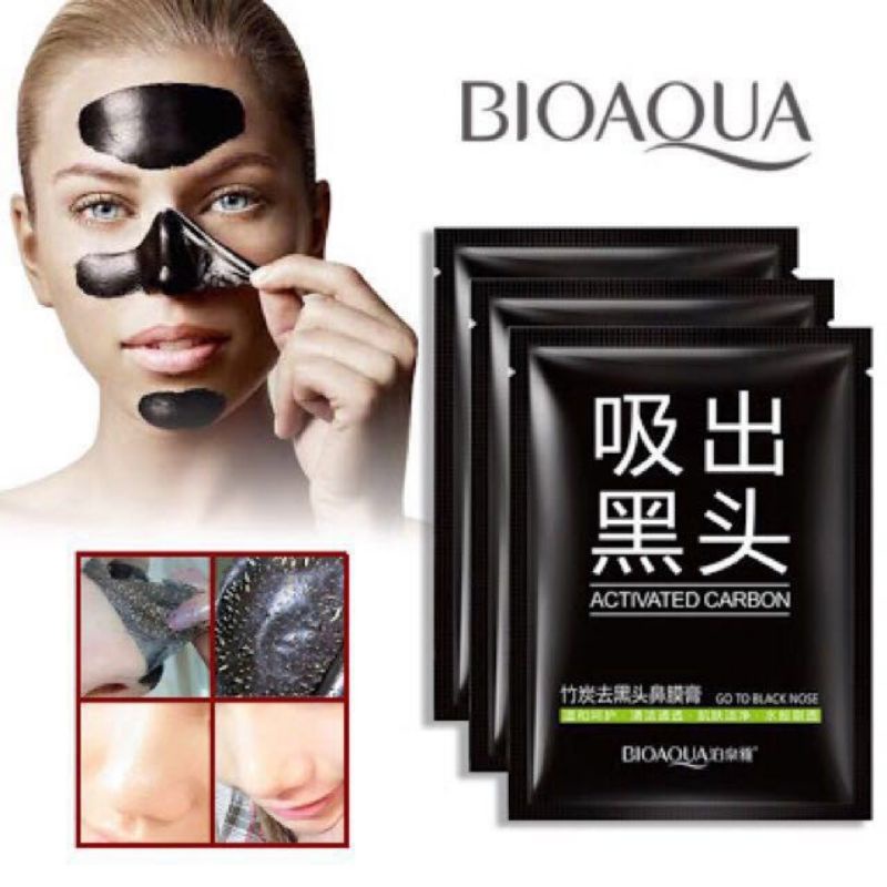 BIOAQUA KOMEDO SACHET BLACKHEAD/REMOVE CHARCOAL/PEEL OFF MASK