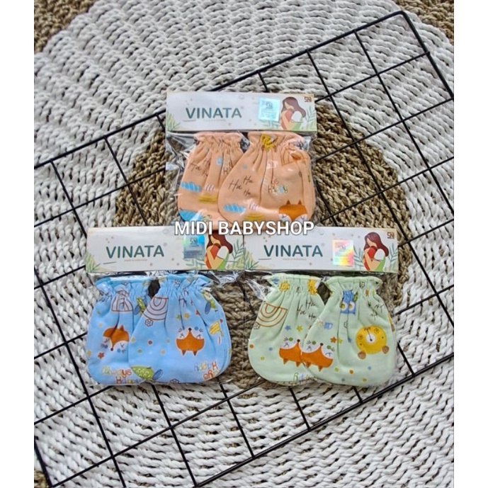 1 Set sarung tangan dan kaki Bayi Premium Vinata