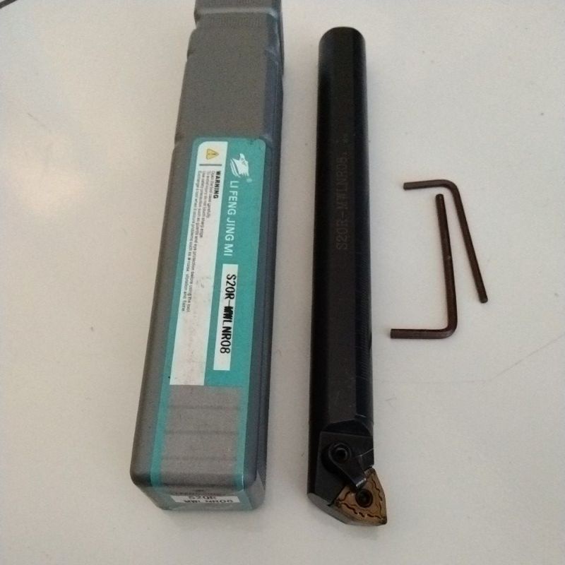 holder dalam S20R MWLNR08 holder 20mm x 200mm utk insert wnmg0804 / wnmg08 / wnmg 08