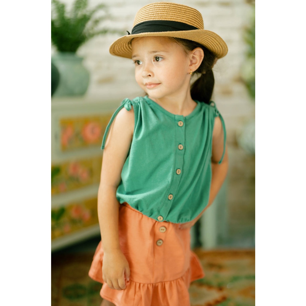 BOHOPANNA - WRINKLE TOP - Atasan anak