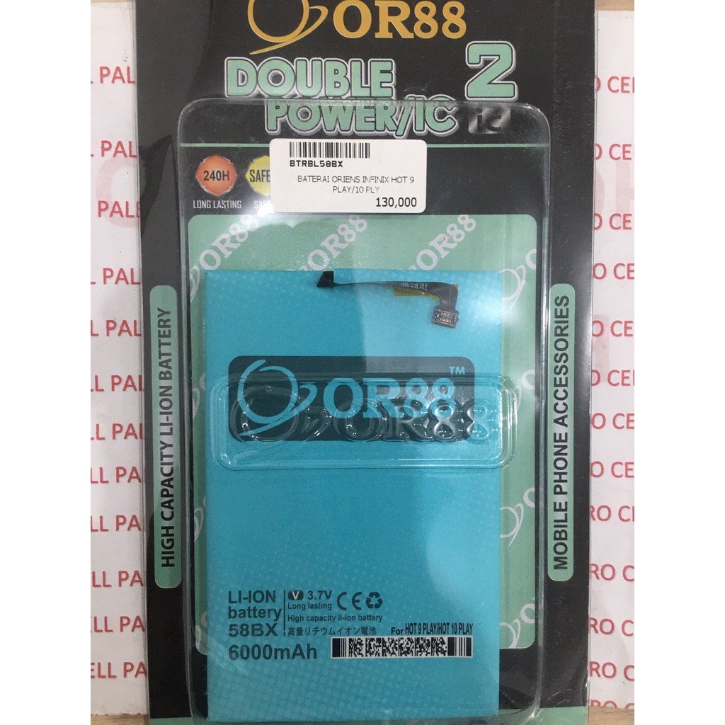 BATERAI ORIENS INFINIX HOT 9PLAY/10 PLAY