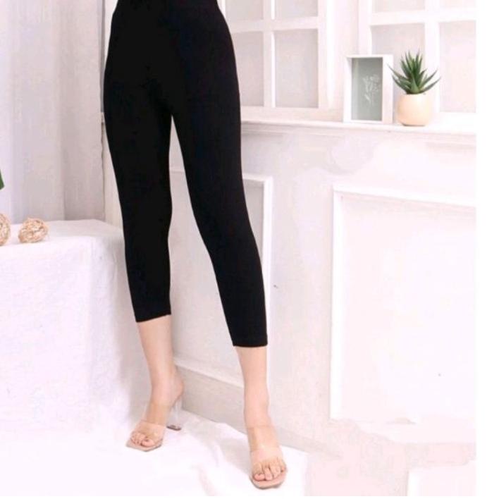 Terlaku Legging Wanita Tebal 7 per 8 jumbo Polos