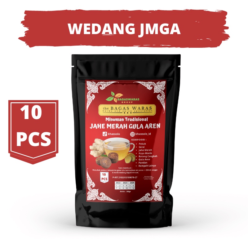 

wedang jahe merah gula aren minuman tradisonal solo