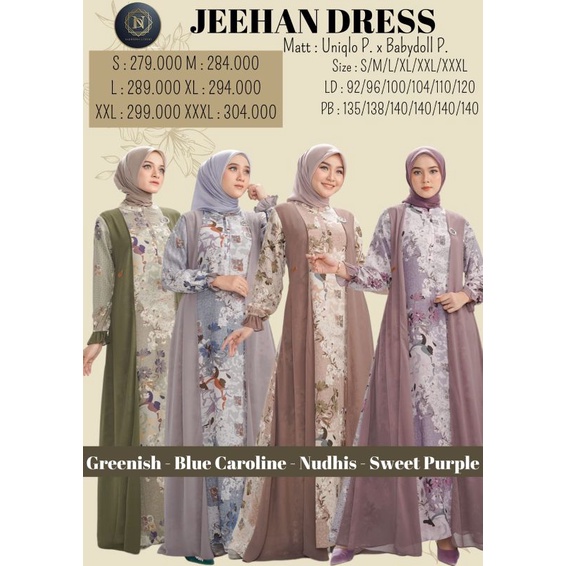 JEEHAN DRESS - NADHERA LUXURY