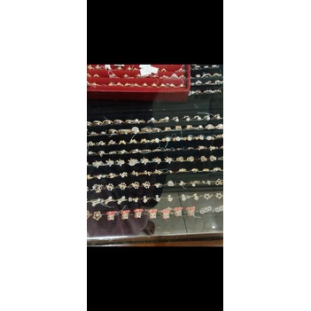 cincin nama inisial lapis emas bisa request sesuka hati