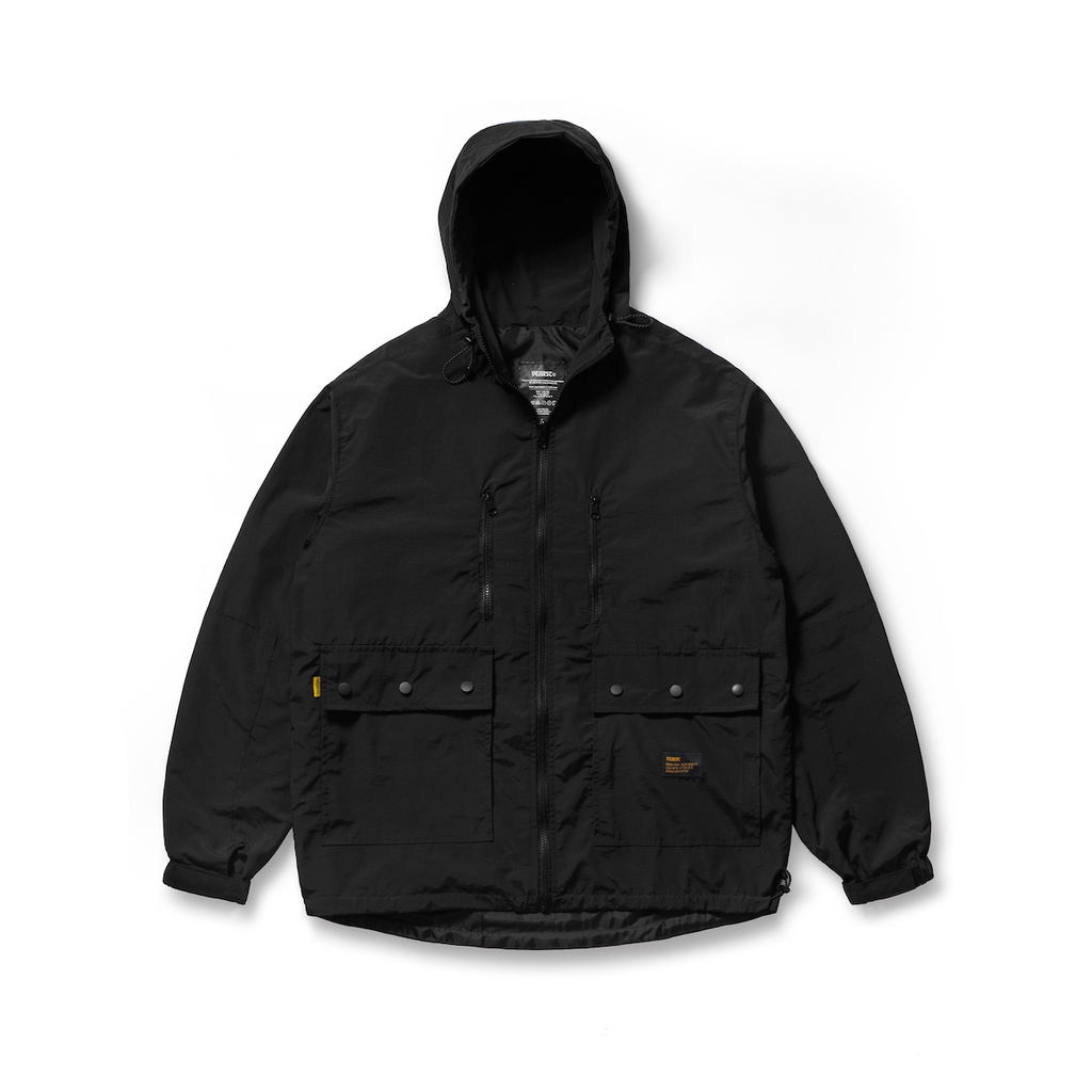 Vearst Jacket Nylon Anorak Slay Black