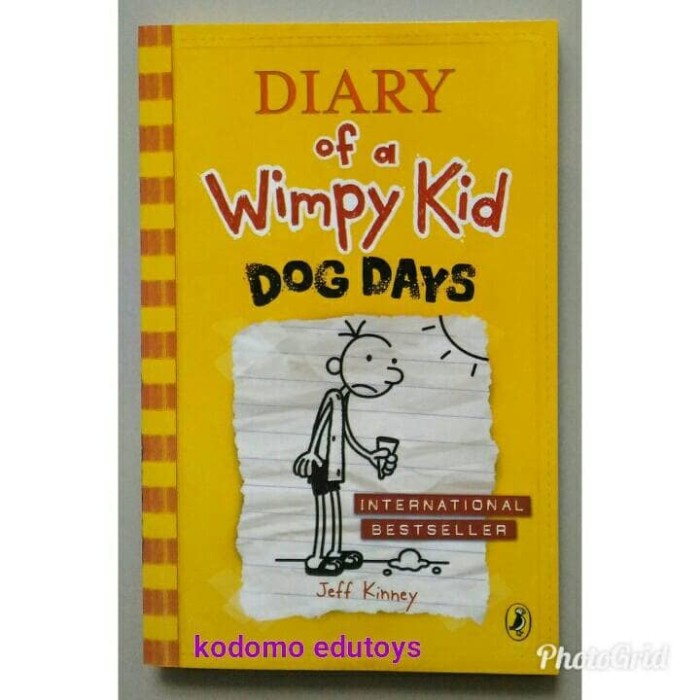 

Terlaris ✨ -Diary of a Wimpy Kid -- Dog Days by Jeff Kinney,Buku Import Anak- 2.1.23