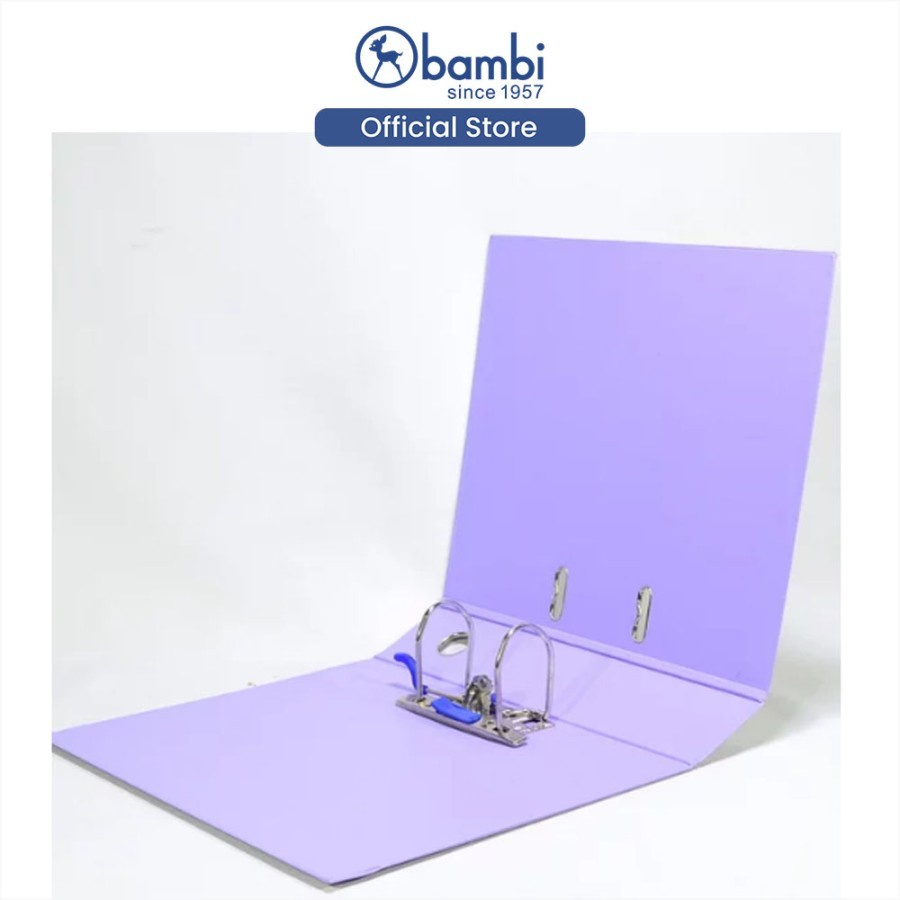 BAMBI ORDNER LAF A4 1011 NO. 20 PASTEL PURPLE ( DUS ISI 12 PCS )