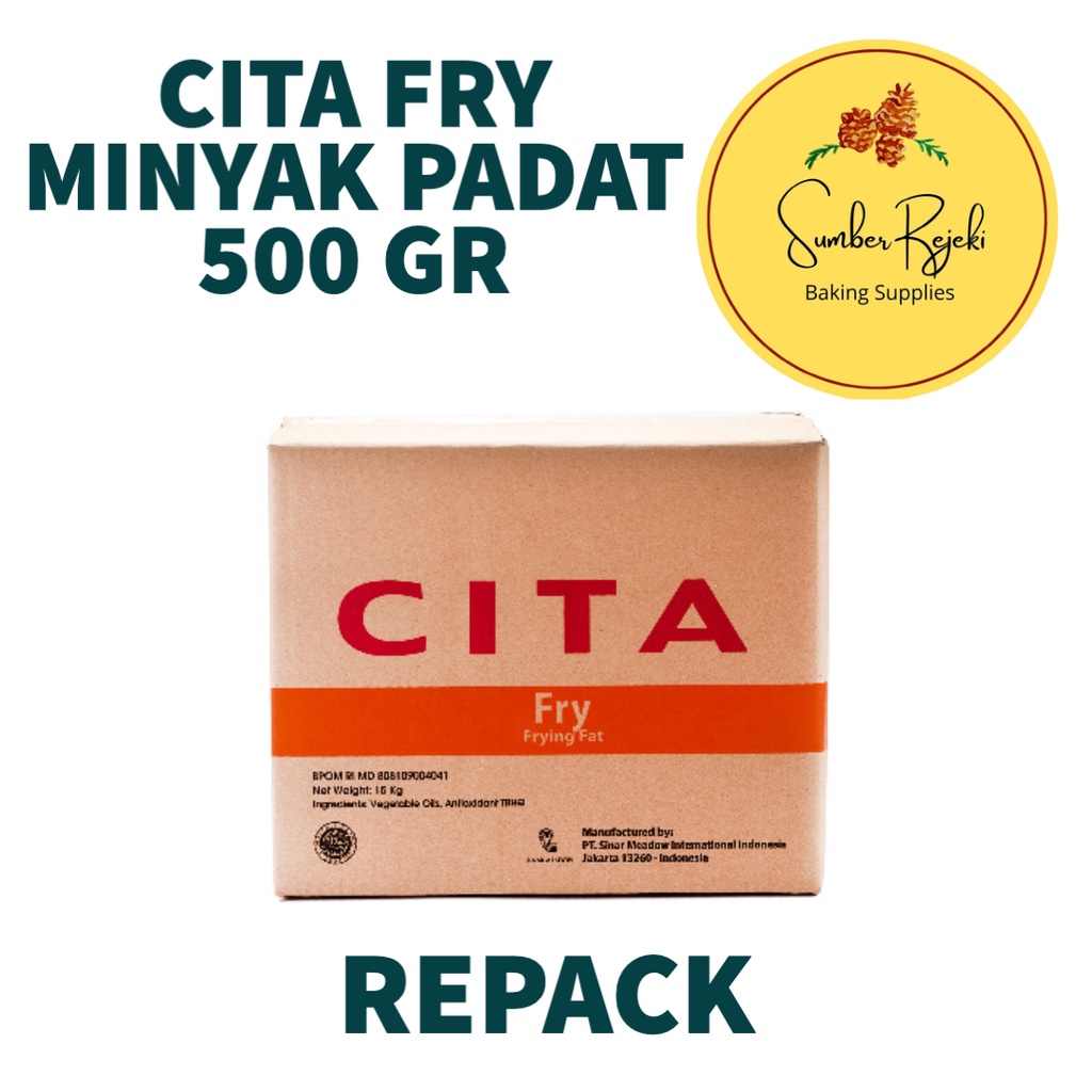 

Cita Fry Minyak Padat Minyak Goreng Padat Untuk Menggoreng Ayam dan Donat 500 Gr / 500gr