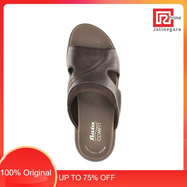 Bata Comfit Sandal Pria Feat Dark Brown - 8714364RAMAYANA JAKTIM