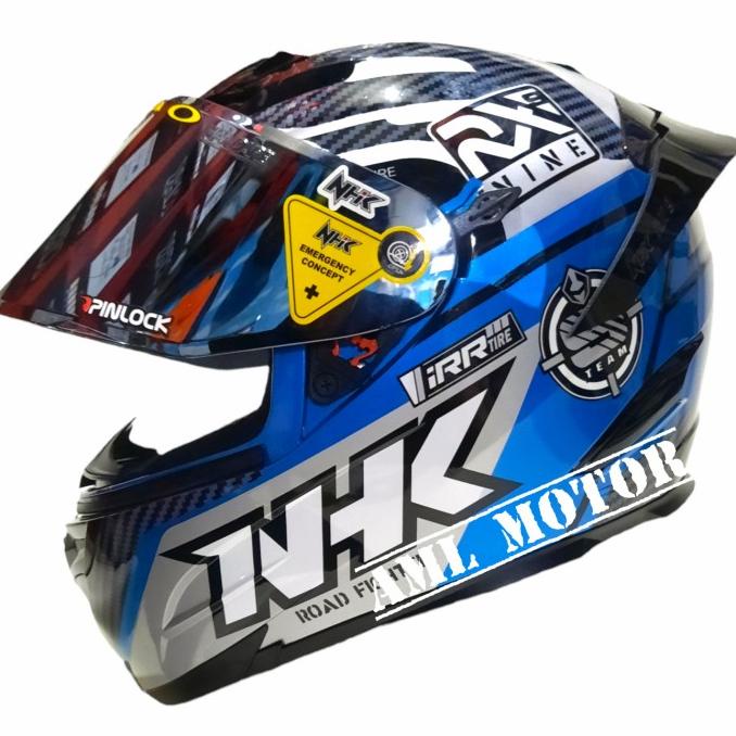 nhk rx9 racer blue silver paket ganteng