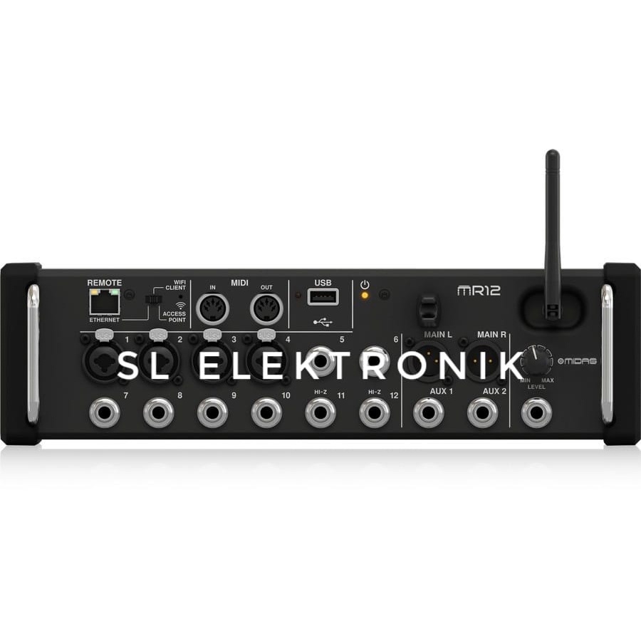 Jual MIXER AUDIO MIDAS MR12 / MR12 / DIGITAL MIXER USB ORIGINAL