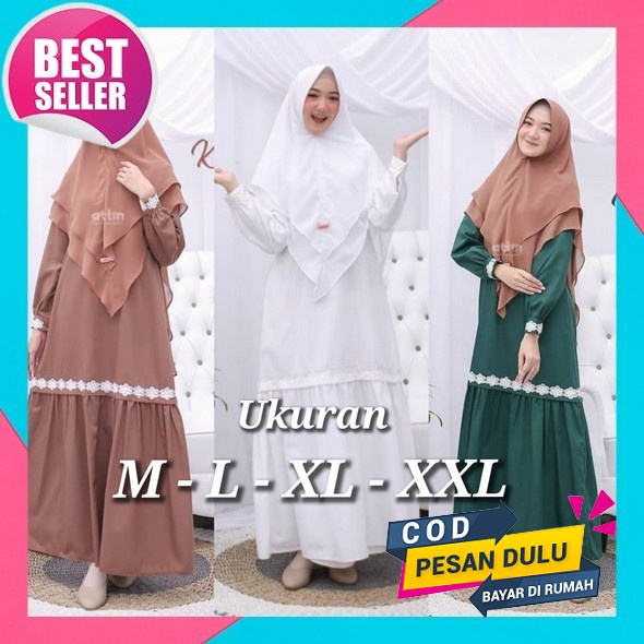 Baju Gamis Casual Remaja Import Premium Dress Pesta Kondangan Bju Muslimah Mewah Dres Syari Model Te