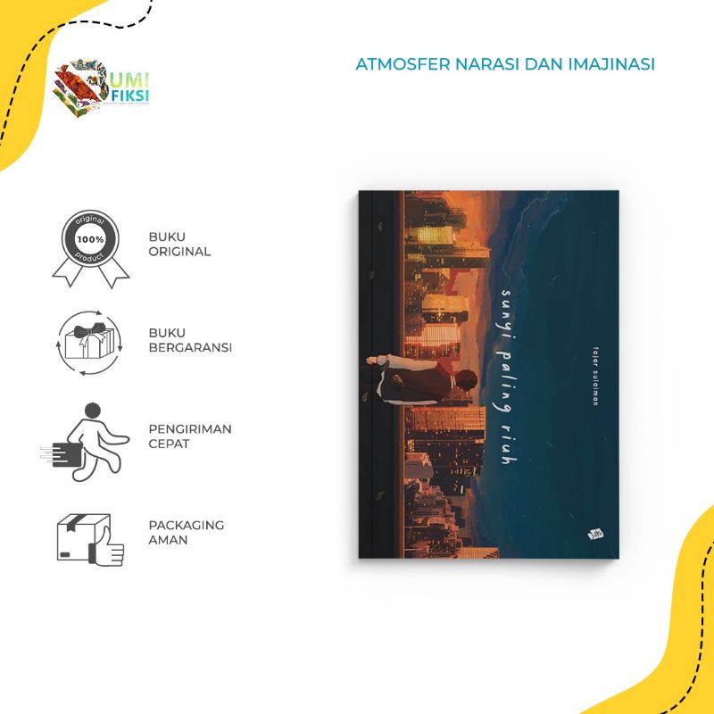 Buku Novel Sunyi Paling Riuh - Fajar Sulaiman - Bukune