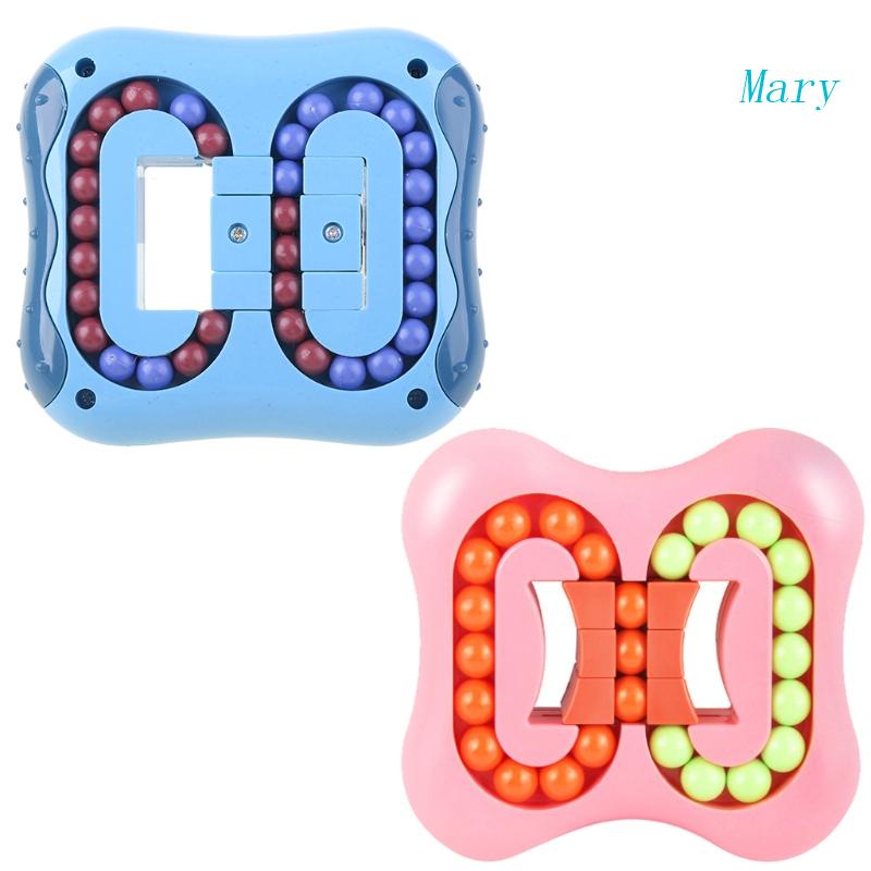 Mary Mini Magical Bean Activity Center Cube Hand Spinner Gyro Mainan Sensory Interaktif