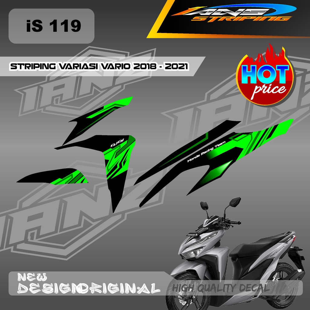 STRIPING VARIO CUSTOM CONCEPT / STIKER DECAL VARIO 125 /STIKIER VARIO 150 BAHAN HOLOGRAM / NON HOLOGRAM IS119