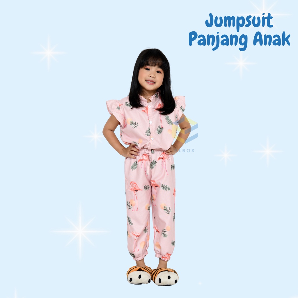 JUMPSUIT ANAK PANJANG KARAKTER 1-8 TAHUN