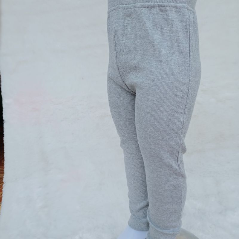 (S) CELANA LEGING RIB 0-1 Tahun Celana Leging Anak Polos