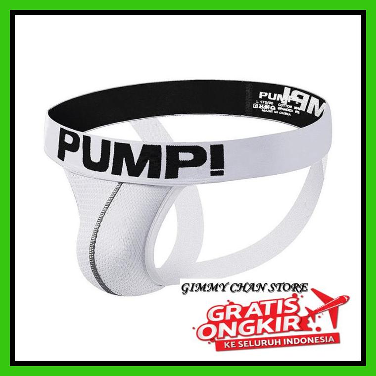 JOCKSTRAP PRIA PUMP PUMP MEN JOCKSTRAP PRIA CELANA DALAM OLAHRAGA PRIA WHITE H588W