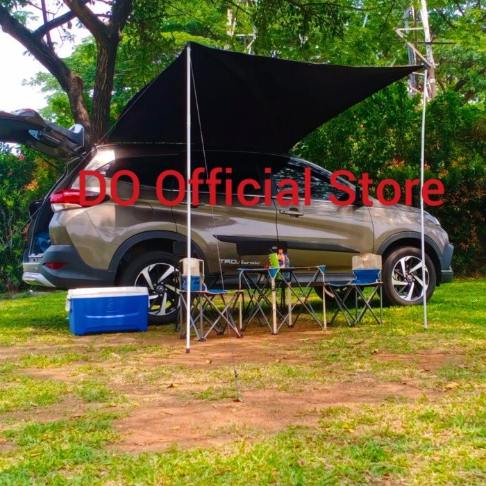 READY STOCK TENDA MOBIL PORTABLE AWNING TENT CAR PRAKTIS BAGUS MURAH