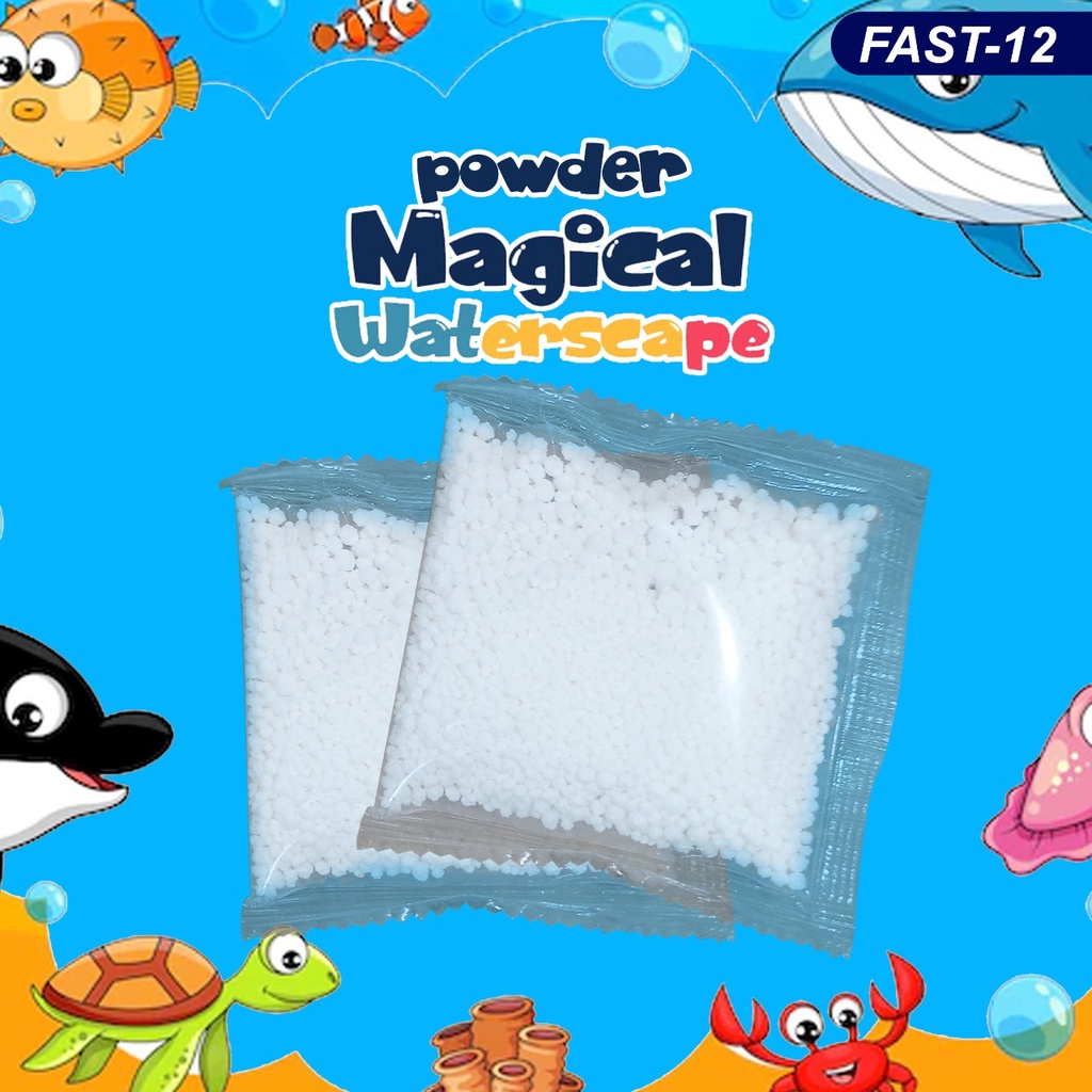 Reffil Mainan Edukasi Anak Magical Waterscape Gel dan Serbuk Penggumpal Edukatif