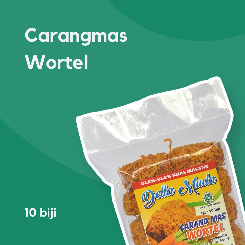 

Carangmas Wortel - Khas Madiredo - Oleh-oleh Khas Malang/Batu