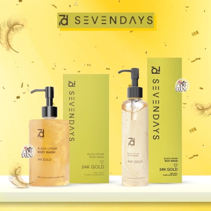 NAJMIA SEVENDAYS 24K Gold Series | Body Wash Body Serum Sevendays