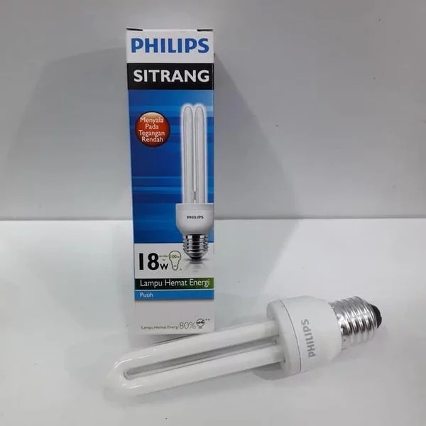 LAMPU PHILIPS SITRANG 18W 18 WATT PUTIH