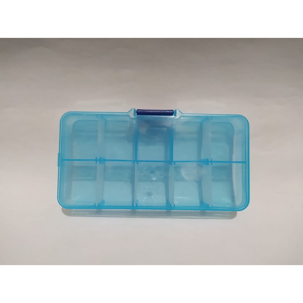 ❤ IJN ❤ Kotak Penyimpanan Manik Manik Box Sekat Plastik Tempat Penyimpanan Partisi