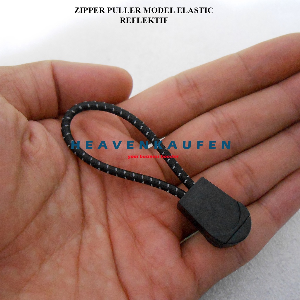 Zipper Puller Atau Puller Rope Variasi Tarikan Kepala Resleting Jaket Tas Dll Type C Model Tali Elastis Reflektif